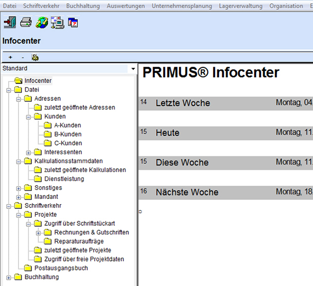 Hilfe zu PRIMUS Handwerker Software Windows